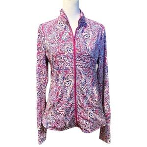 TOMMY BAHAMA Island Zone Collection Long Sleeve Full Zip Golf Tennis Jacket Sz M